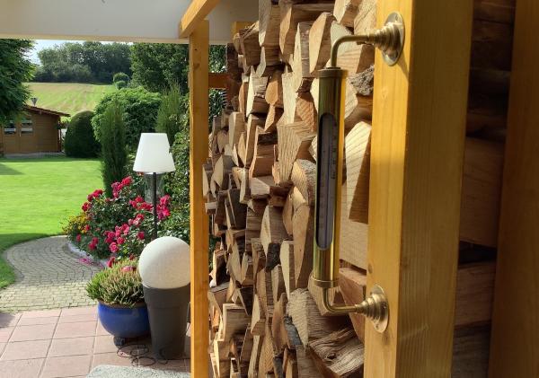 Wandthermometer aus Messing