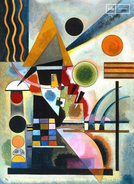 Bauhaus-Kunst - Schwingen von Wassily Kandinsky, 1925