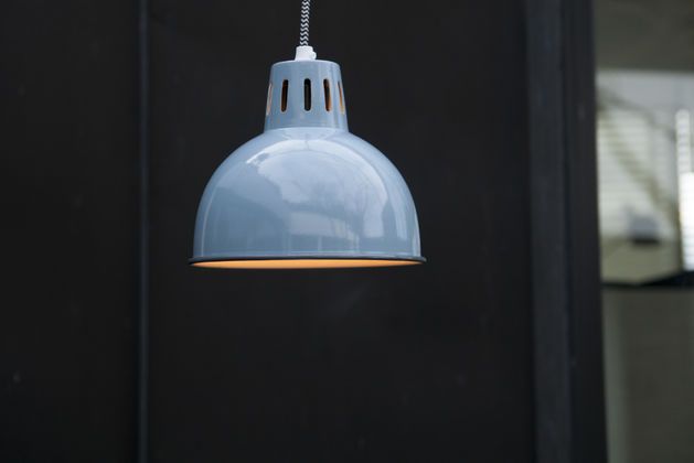 Blaue Lampe Snöl