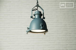 Deckenlampe Spitzmüller in Petrolbau