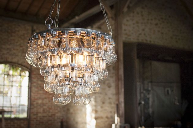 Großer Glas Lüster Tausend Tropfen