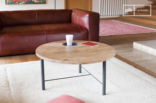 Holzcouchtisch Bascole