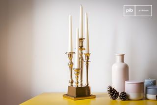 Kold Metallkerzenständer