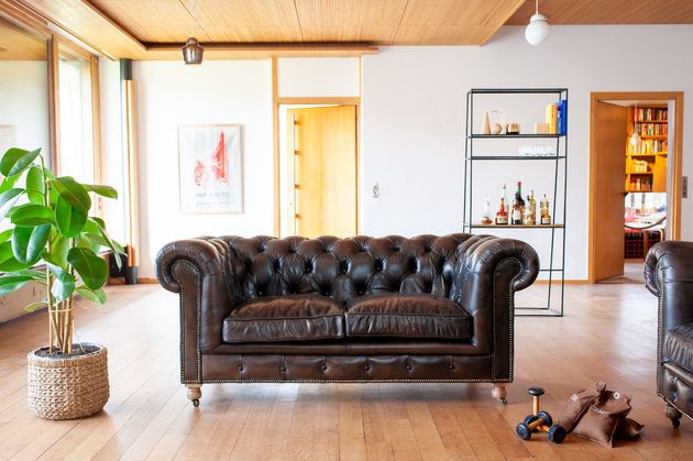 Ledersofa chesterfield Jahn
