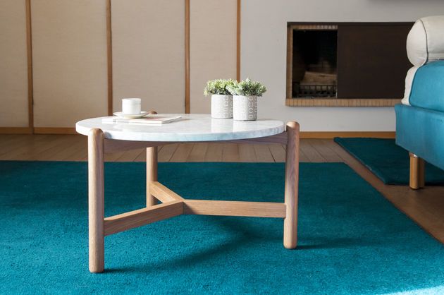 Marmor Couchtisch Västra