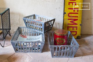 Metallkörbe im Dreier-Set