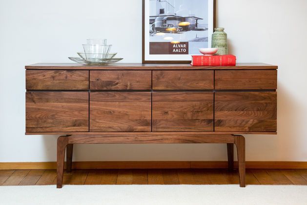 Walnuss-Sideboard Neliö