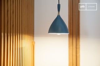 Pendelleuchte Dokka petrol blau