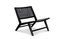 Miniaturansicht Sessel aus schwarzem, gepolstertem Rohrholz ohne jede Grenze