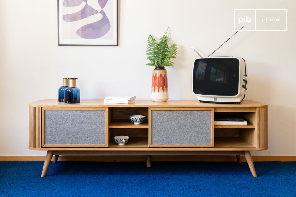 TV-Möbel aus hellem Holz Lulea