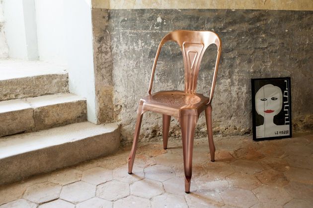 Vintage-Stuhl Multipl's Kupferfarben